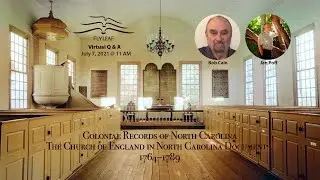 Flyleaf: The Church of England in Colonial North Carolina Documents