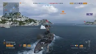 World of Warships: Legends Crashing a higher Warship