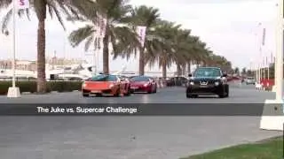 Nissan Juke-R Против Суперкаров Ferrari Lamborghini Mercedes.