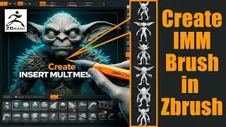 Как создать Insert Multimesh кисть для ZBrush Полный гайд