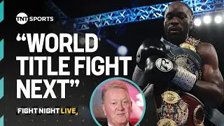 Denzel Bentley & Frank Warren react after dominant win against Brad Pauls 🤩 #Magnificent7