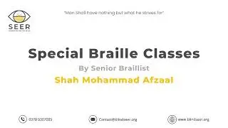 Remaining Maths Signs & Rules | Arabic Braille Symbols Explained | Braille Bonus Class 05 | SEER