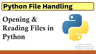 Open and Read a File in Python using open() read() readline()