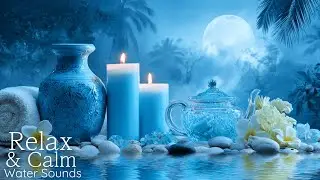 Relaxing Music + Water Sounds for Meditation 🌿 Relieves Anxiety and Depression, Deep Healing