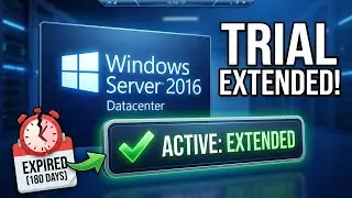 Microsoft Windows 2016 Server - 180 day Trial, extend your evaluation period for more time (Hindi)