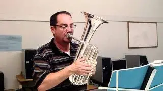 Tuba Excerpt Petruschka Played on the Travel Tuba