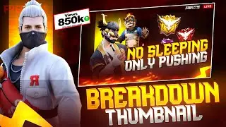 Thumbnail BreakDown for free fire live stream ||| Thumbnail Editing ||| Thumbnail tutorial ||| live
