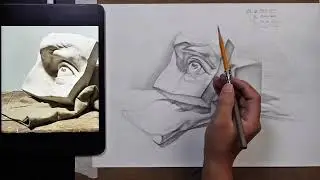 HỌC VẼ TƯỢNG | P2. Lên Sắc Độ Mắt Tượng Nâng cao | Lớp Vẽ DREAMERS