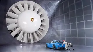 How Porsche Tests the Future 911 in a Huge Wind Tunnel