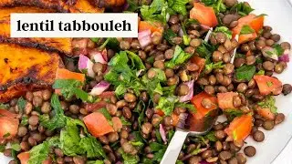Lentil Tabbouleh Salad - Easy, Healthy & Delicious!