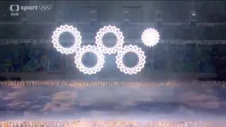 Sochi 2014 Opening Ceremony Olympic rings EPIC FAIL