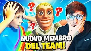 IL PRIMO MEMBRO UFFICIALE DEL TEAM DI MIO FRATELLO!! SFIDA EPICA 🥳 FORTNITE ITA