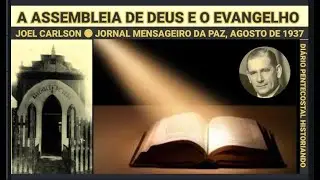 UM ESCLARECIMENTO AO P&Uacute;BLICO ● JOEL CARLSON ● JORNAL MENSAGEIRO DA PAZ, FEVEREIRO DE 1937
