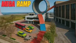 Mega Ramp Challenge Sports Car vs Thar🚘and Horse 🐴 kon jeetega ? Win Prize Bujji car 🚗