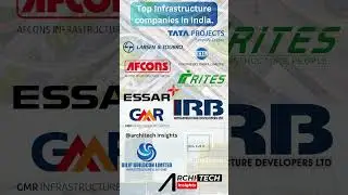 Top Infrastructure companies in India. #civilengineering #structural #construction #architecture