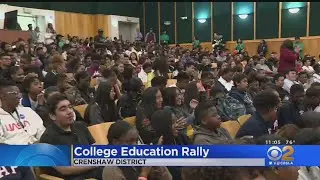 UC President Janet Napolitano Encourages Dorsey High Students To Aim High For College