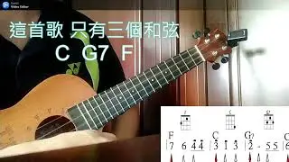 世界上最多人會唱的歌~生日快樂歌 烏克麗麗教學C大調~烏克麗麗教學