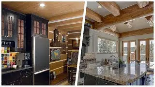 75 Brown Floor Kitchen With Black Cabinets Design Ideas You'll Love ⭐️