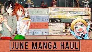 June Manga Haul & Unboxing | Horimiya, Fruits Basket & More!