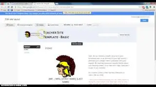 Removing Domain Logo from Google Site