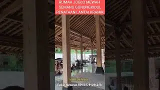 penataan lantai keramik rumah joglo mewah kayu jati @ndalemjawiantique