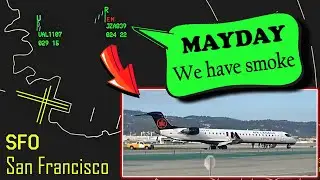 Jazz/Air Canada HAS SMOKE ONBOARD DURING TAKEOFF from San Francisco!