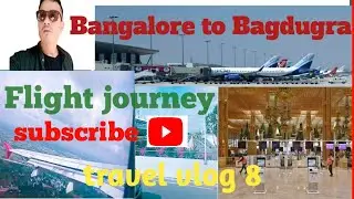 Bangalore To Bagdogra Flight Travel 🧳||Bangalore To Bagdogra Air India||