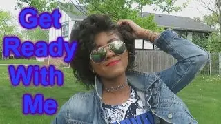 GRWM (Colorful eyes) Makeup + Outfit | Ashley Lynn Beauty