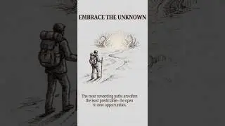 Embrace the unknown #path #newjourneybegins