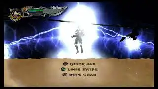 God of war 1 rope combat/ drop down tech