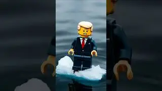 Geopolitics explained in LEGO: America wants Greenland. LEGO says no 🇺🇲🏴&zwj;☠️🇬🇱 #maga #greenland #lego