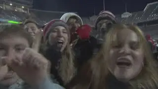 VIDEO | Hundreds of Buckeye fans storm Ohio Stadium after Ohio State wins the National Championship