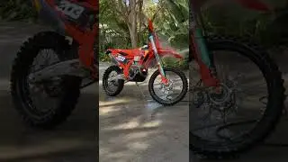 Bath time, 2025 KTM 350 EXC Champions Edition