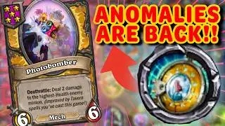 NEW Photobomber Mech SLAPS! Anomalies are BACK!! | Hearthstone Battlegrounds