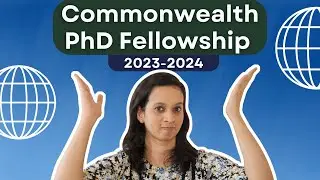 Apply NOW for Commonwealth PhD Fellowship !