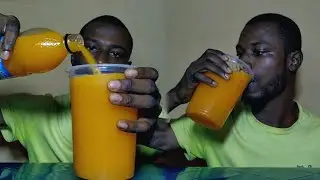 5 Alive Orange Juice Asmr Drinking