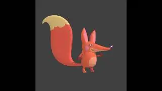 Stylised smol fox