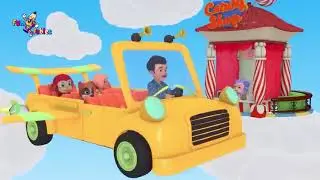 Wheels on the Bus + More Nursery Rhymes & Kids Songs | FunFables | Nursery  Kids Songs | CoComelon