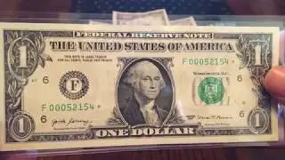 Found rare star note. Listed it on eBay.