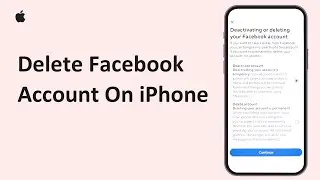 How To Delete Facebook Account On iPhone 2026 | Remove Facebook Account Permanently