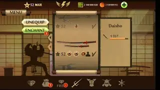 (Shadow fight 2 double Enchanted frenzy Daisho V.S eclipse may )