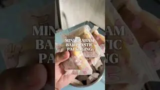 Mini graham bar plastic packaging  #MiniGrahamBar #grahambar