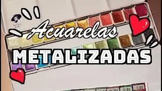 Acuarelas metalizadas Paul Rubens. Unboxing y Review