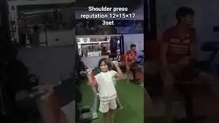 shoulder press reputation 💪 12&times;15&times;17 . 3 set Anand fitness gym #music #newmusic #originalversion #na