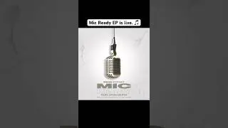 Mic Ready EP is live. 🏃🏽&zwj;♂️🎵Prod. By Ukiah Beats and me.  Vibe, stream, or workout. #beats