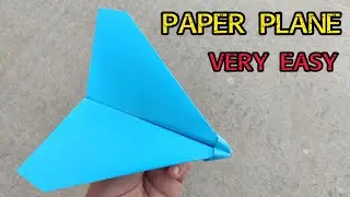 Как сделать бумажный самолетик - бумажный самолетик