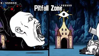 Battle Cats - Pitfall Zone 1 Crown (Tutorial)