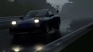 Forza Motorsport - Mazda RX 7 round the Nurburgring in the rain . . .