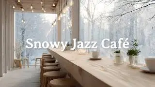 Focused Winter Jazzhop 🎷📚 | Cozy Lo-Fi Café