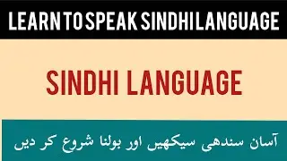 learn sindhi language through urdu english |vd20
